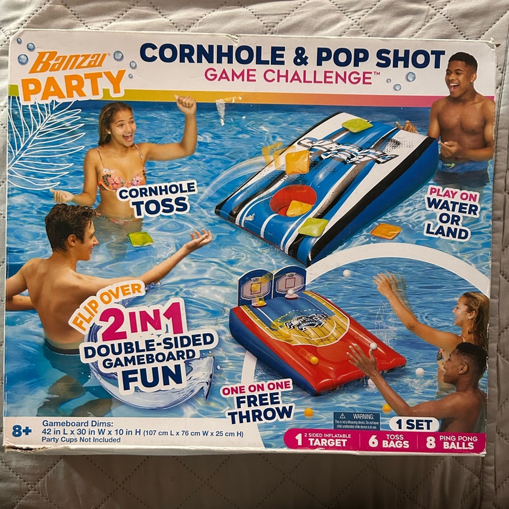 GoSports Cornhole & Pop Shot Game Challenge